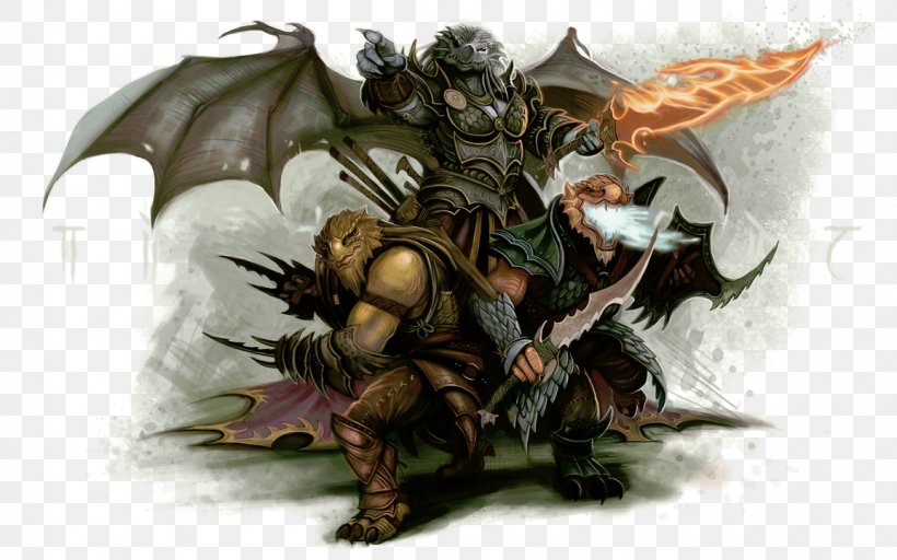 Dungeons & Dragons Online Dragonborn Player's Handbook Pathfinder Roleplaying Game, PNG, 1155x722px, Dungeons Dragons, Action Figure, Bahamut, Barbarian, Demon Download Free