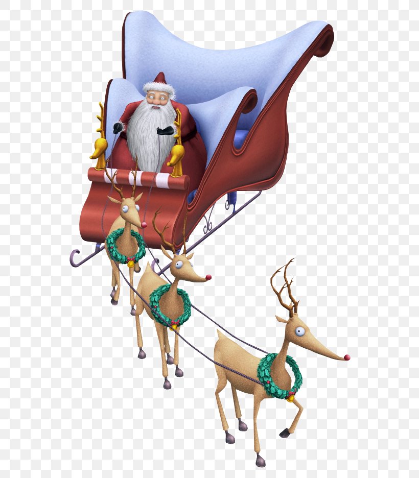 Santa Claus's Reindeer Santa Claus's Reindeer Christmas, PNG, 612x936px, Santa Claus, Christmas, Christmas Ornament, Christmas Village, Deer Download Free