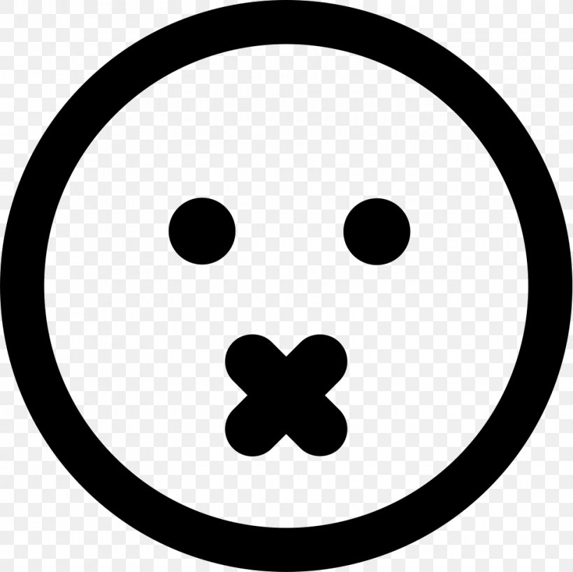 Smiley Emoticon Symbol Clip Art, PNG, 981x980px, Smiley, Area, Black And White, Emoticon, Face Download Free