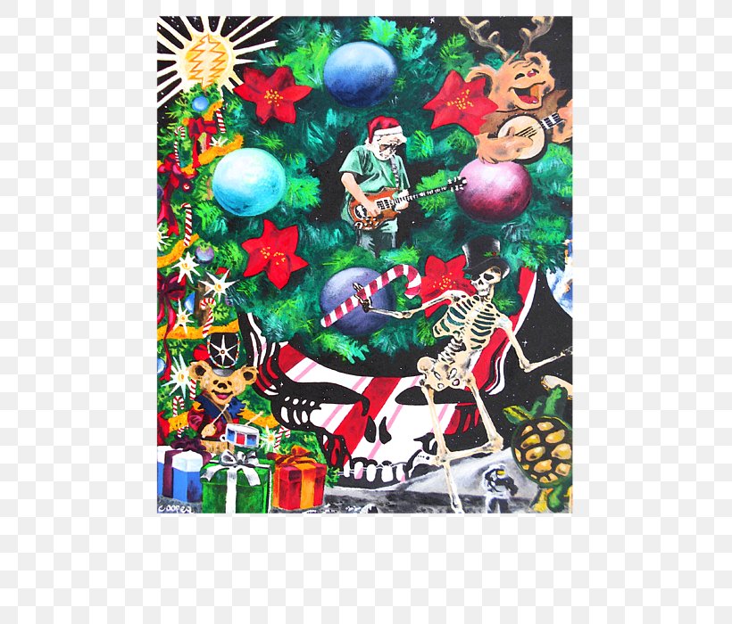 Grateful Dead Art Graffiti Painting, PNG, 525x700px, Grateful Dead, Art, Christmas Decoration, Christmas Ornament, Collage Download Free