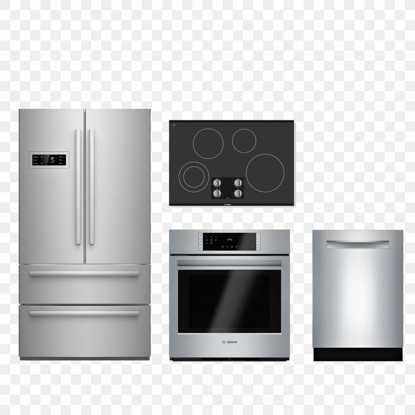 Refrigerator Robert Bosch GmbH Home Appliance Cooking Ranges Small Appliance, PNG, 1800x1800px, Refrigerator, Brand, Coffeemaker, Cooking Ranges, Dishwasher Download Free