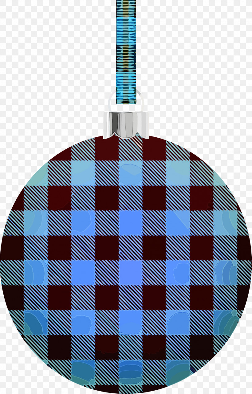 Blue Pattern Plaid Tartan Turquoise, PNG, 1922x3000px, Christmas Ornament, Blue, Christmas Ball Ornaments, Electric Blue, Paint Download Free