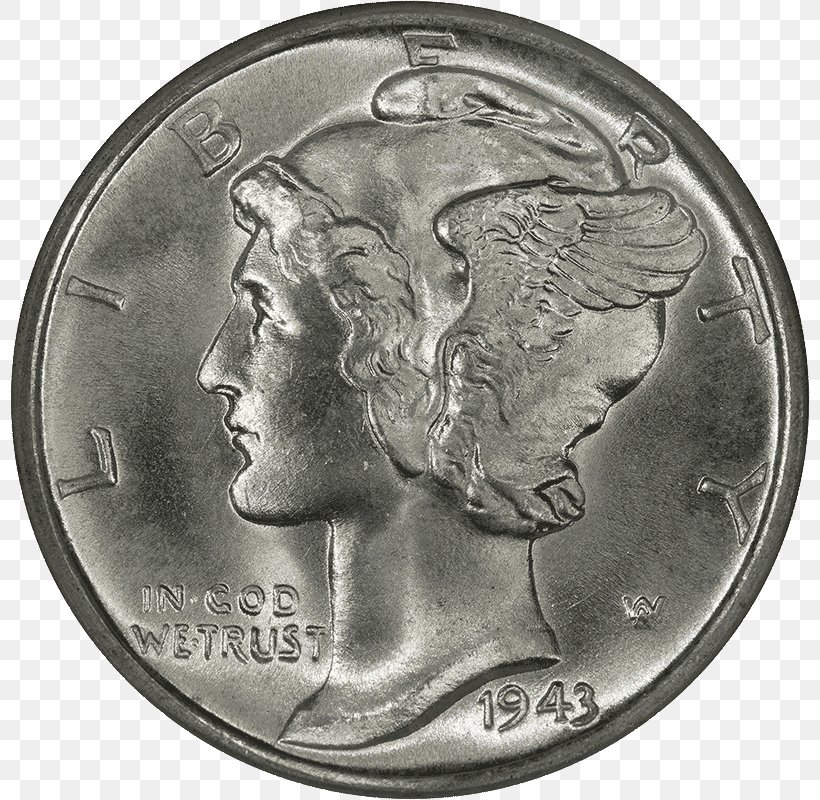 Mercury Dime Coin Walking Liberty Half Dollar United States Mint, PNG, 800x800px, Mercury Dime, Barber Coinage, Black And White, Coin, Currency Download Free