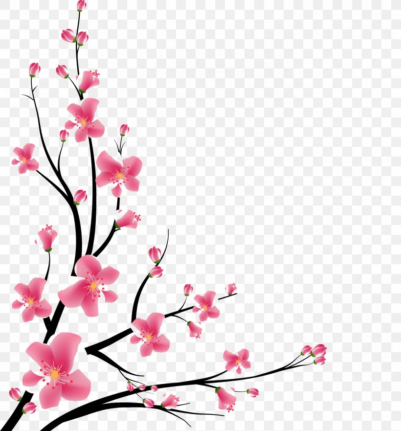 Cherry Blossom Cherries Vector Graphics Design, PNG, 1391x1495px, Cherry Blossom, Blossom, Branch, Cherries, Cut Flowers Download Free