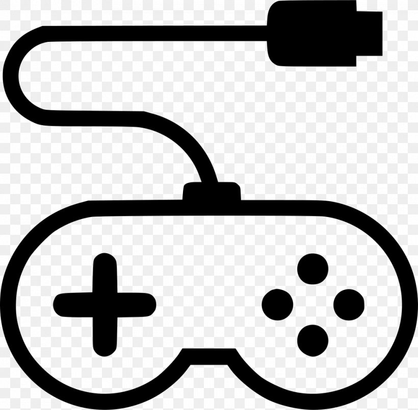 Joystick Black Game Controllers Video Game Clip Art, PNG, 980x960px, Joystick, Arcade Game, Area, Black, Black And White Download Free