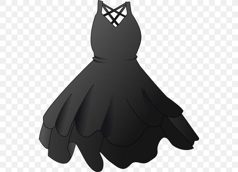 Little Black Dress Clothing Clip Art, PNG, 552x595px, Little Black Dress, Black, Clothing, Collar, Costume Design Download Free
