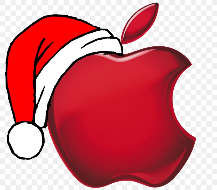 Macintosh Christmas Apple Logo Clip Art, PNG, 820x720px, Watercolor, Cartoon, Flower, Frame, Heart Download Free