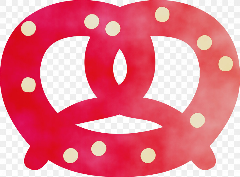 Pink Pattern Font Symbol, PNG, 3000x2207px, Pretzel, Food, Paint, Pink, Symbol Download Free