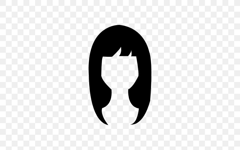 Black Hair Long Hair Hairstyle, PNG, 512x512px, Watercolor, Cartoon, Flower, Frame, Heart Download Free