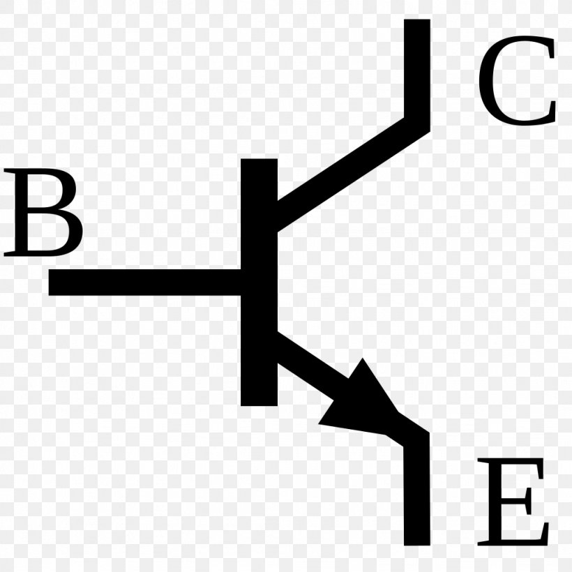 Bipolar Junction Transistor NPN PNP Tranzistor P–n Junction, PNG, 1024x1024px, Bipolar Junction Transistor, Area, Black, Black And White, Brand Download Free