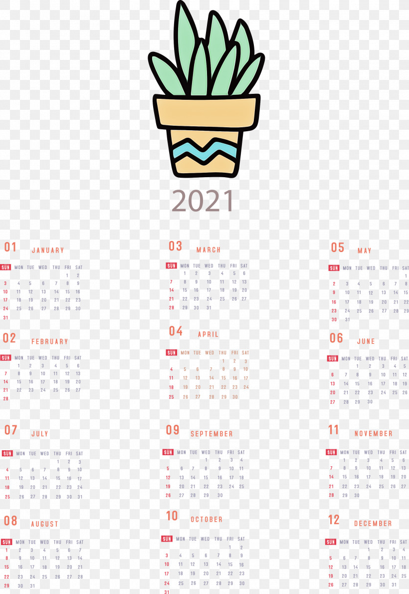 Printable 2021 Yearly Calendar 2021 Yearly Calendar, PNG, 2067x3000px, 2021 Yearly Calendar, Calendar System, Meter Download Free