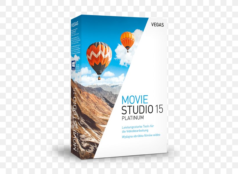 Vegas Movie Studio Vegas Pro MAGIX Video Editing Software Computer Software, PNG, 600x600px, Vegas Movie Studio, Advertising, Audio Editing Software, Brand, Computer Software Download Free