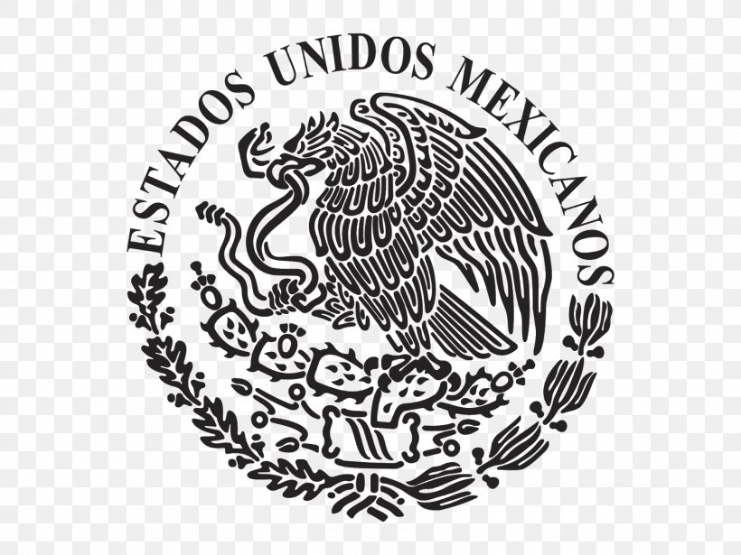 Coat Of Arms Of Mexico Second Mexican Empire Flag Of Mexico, PNG, 1600x1200px, Mexico, Art, Black, Black And White, Brand Download Free