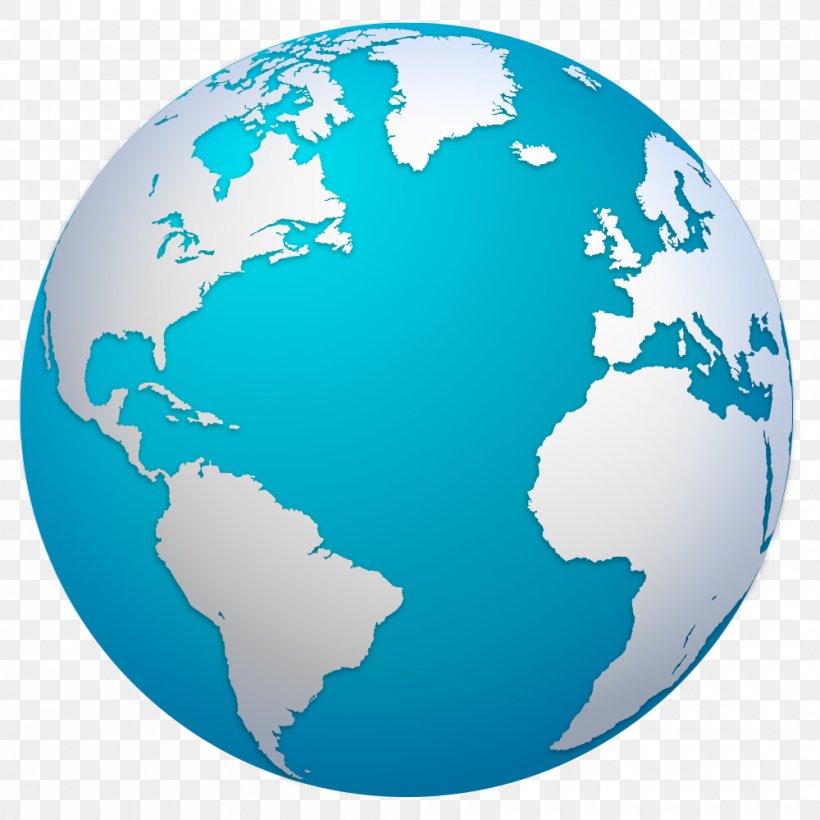 Earth Globe World Map, PNG, 1000x1000px, Earth, Aqua, Drawing, Flat Earth, Globe Download Free