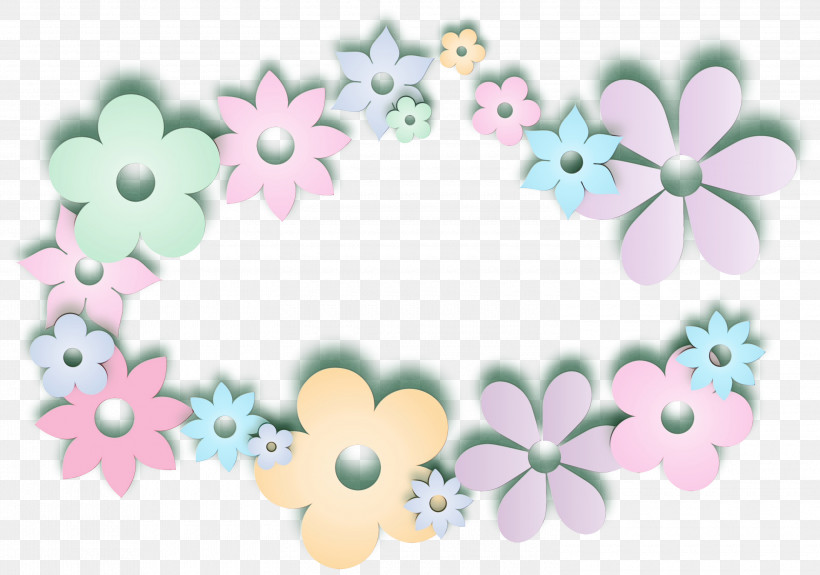 Floral Design, PNG, 3000x2105px, 2021 Spring Frame, Happy Spring, Floral Design, Meter, Paint Download Free