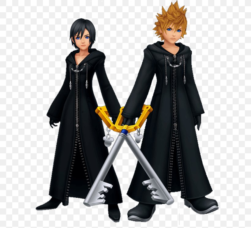 Kingdom Hearts 358/2 Days Kingdom Hearts III Kingdom Hearts 3D: Dream Drop Distance Roxas Xion, PNG, 616x744px, Kingdom Hearts 3582 Days, Action Figure, Action Roleplaying Game, Costume, Costume Design Download Free