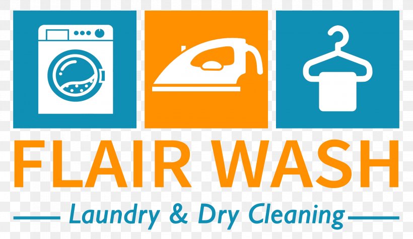 Logo Flair Wash Laundry & Dry Cleaning Brand, PNG, 3292x1905px, Logo, Area, Blue, Brand, Cleaning Download Free