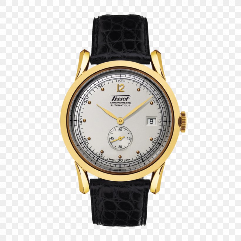Tissot Watch Strap Gold Chronograph, PNG, 1200x1200px, Tissot, Automatic Watch, Brand, Chronograph, Chronometer Watch Download Free