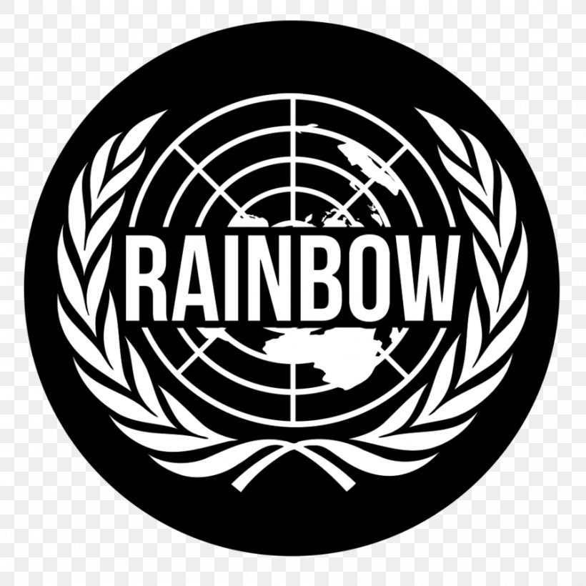Tom Clancy’s Rainbow Six Model United Nations United States Image, PNG, 894x894px, Tom Clancys Rainbow Six, Black And White, Brand, Emblem, Game Download Free