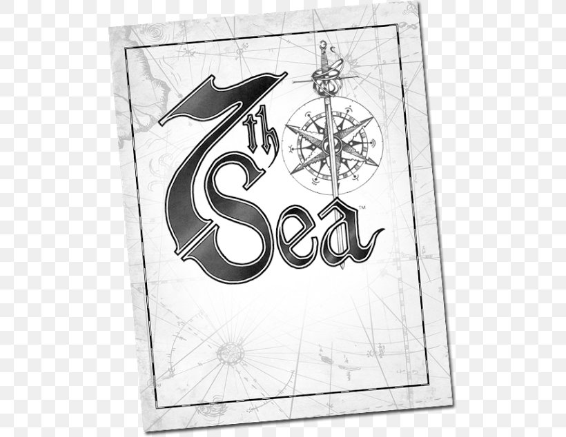7th Sea Role-playing Game Swashbuckler Alderac Entertainment Group, PNG, 506x634px, 7th Sea, Adventure, Alderac Entertainment Group, Artwork, Black And White Download Free
