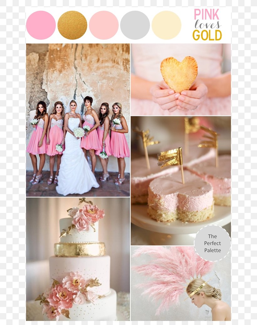 Color Scheme Wedding Invitation Gold, PNG, 725x1038px, Color Scheme, Anniversary, Baking, Blue, Bride Download Free