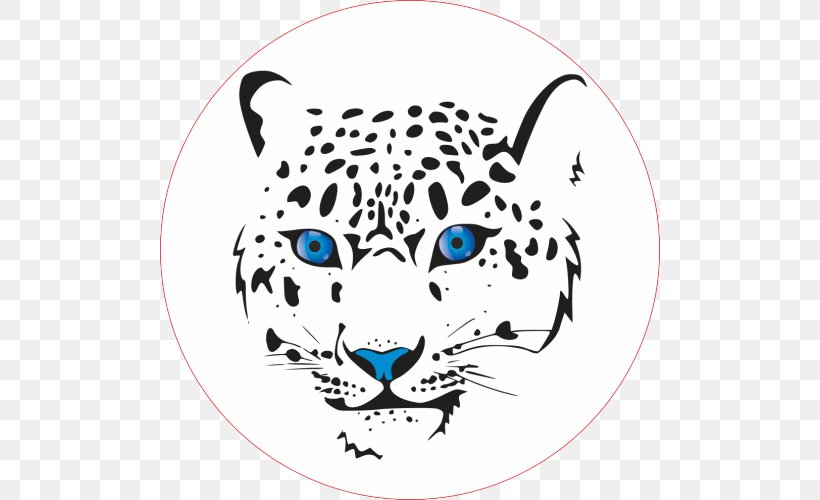 Snow Leopard Felidae Vector Graphics Clip Art, PNG, 500x500px, Watercolor, Cartoon, Flower, Frame, Heart Download Free