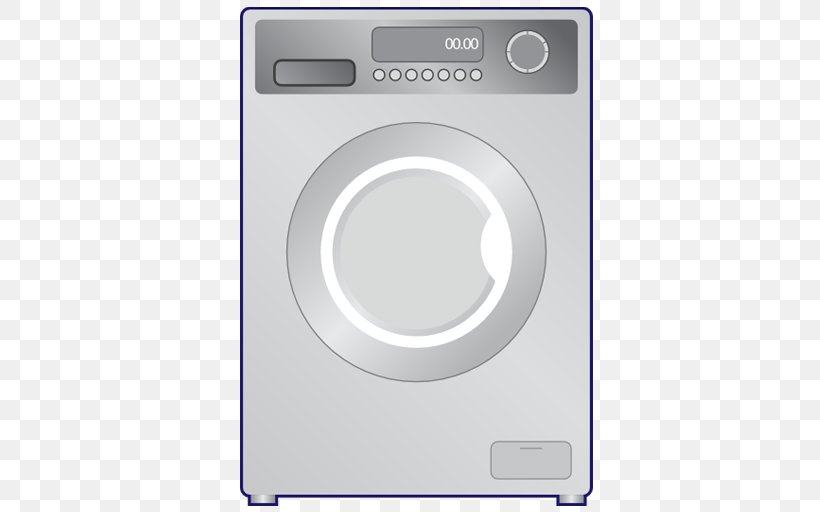 Washing Machines Clothes Dryer Product Design Electronics, PNG, 512x512px, Washing Machines, Clothes Dryer, Electronics, Home Appliance, Major Appliance Download Free