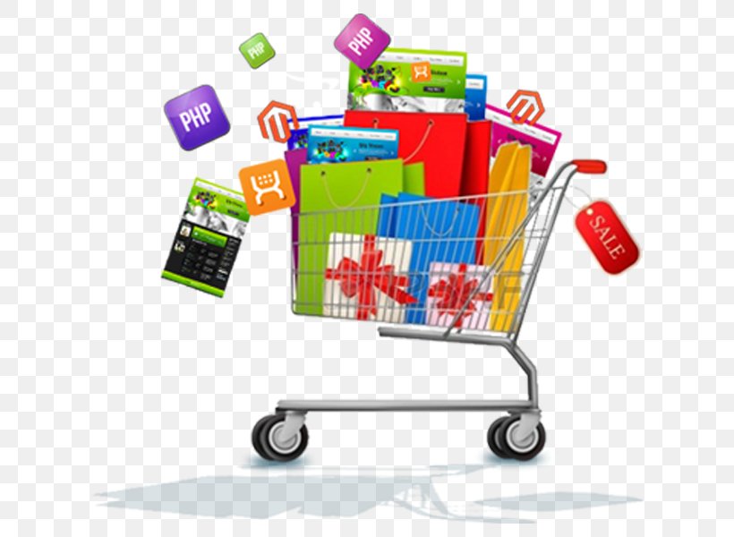 Web Development E-commerce Shopping Cart Software Online Shopping, PNG, 675x600px, Web Development, Area, Business, Cart, Content Management Download Free