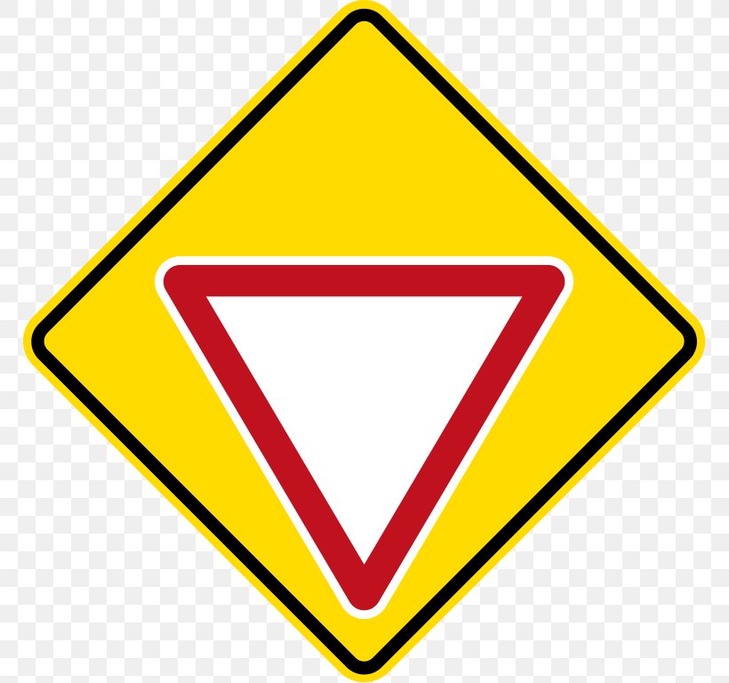 Priority Signs New Zealand Warning Sign Yield Sign Traffic Sign, PNG, 768x768px, Priority Signs, Area, Brand, New Zealand, Point Download Free