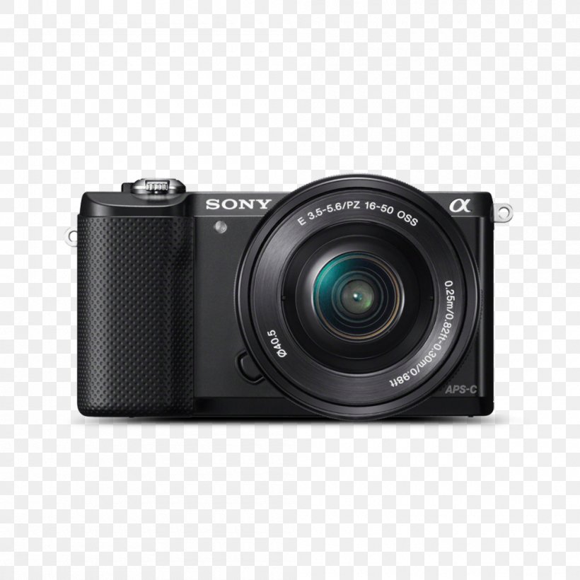 Sony α5000 Sony α6000 Sony Alpha 6300 Sony α5100 Mirrorless Interchangeable-lens Camera, PNG, 1000x1000px, Sony Alpha 6300, Camera, Camera Accessory, Camera Lens, Cameras Optics Download Free