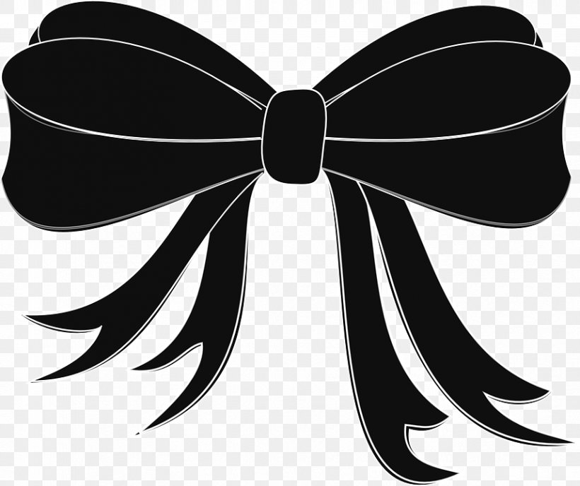 Bow Tie Ribbon Clip Art, PNG, 857x720px, Bow Tie, Black, Black And White, Black Ribbon, Document Download Free