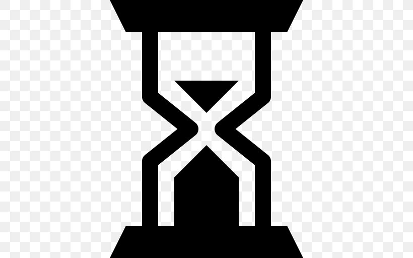 Hourglass Clock, PNG, 512x512px, Hourglass, Black And White, Clock, Egg Timer, Logo Download Free