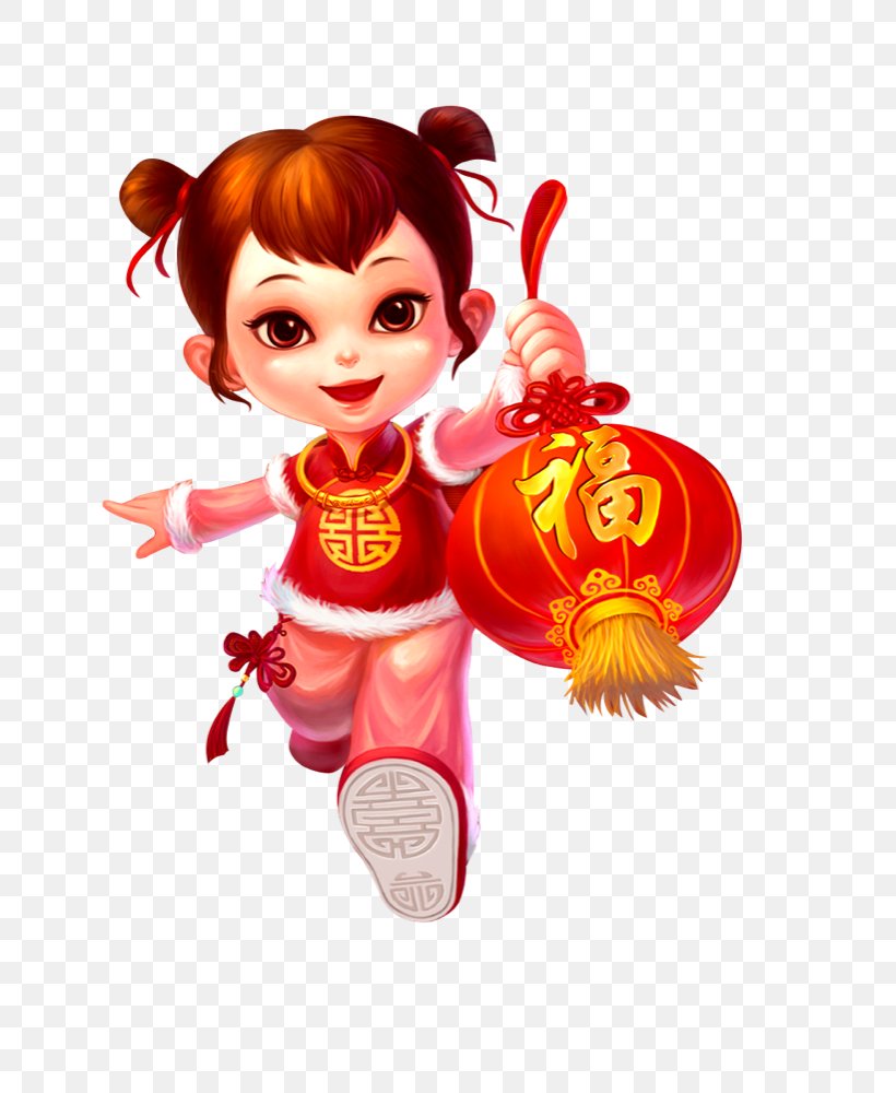 Chinese New Year Illustration Image Bainian Festival, PNG, 818x1000px, Chinese New Year, Bainian, Cartoon, Doll, Festival Download Free