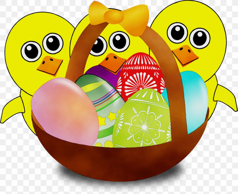 Easter Egg, PNG, 1600x1304px, Cute Easter Basket With Eggs, Basket, Bath Toy, Bird, Cartoon Download Free