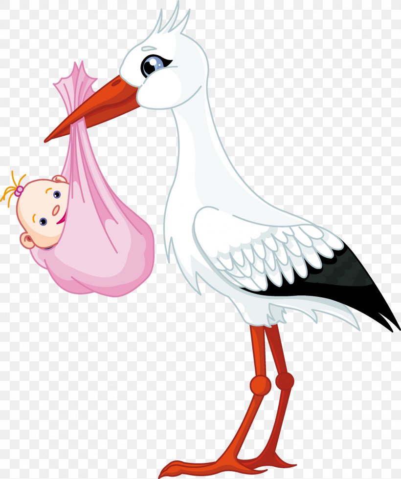 White Stork Infant Child Clip Art, PNG, 2088x2500px, Watercolor, Cartoon, Flower, Frame, Heart Download Free