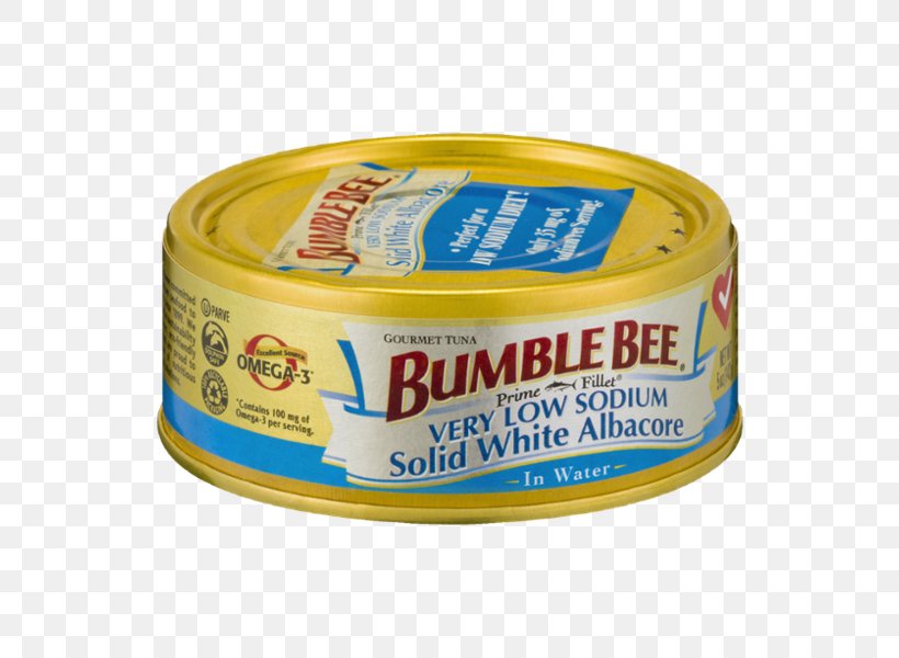 Albacore Ingredient Bee Fillet Tin Can, PNG, 600x600px, Albacore, Bee, Bumble Bee Foods, Fillet, Flavor Download Free