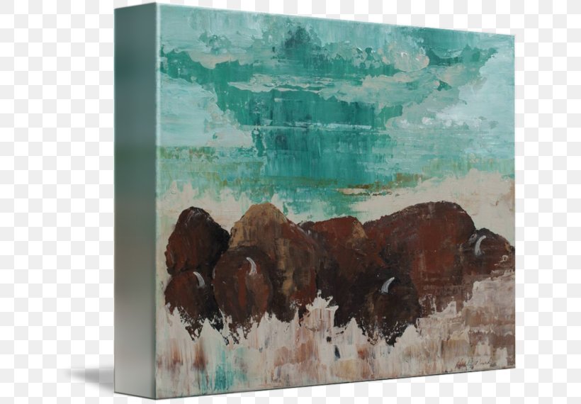 Cattle Bison Painting, PNG, 650x570px, Cattle, Bison, Cattle Like Mammal, Painting Download Free