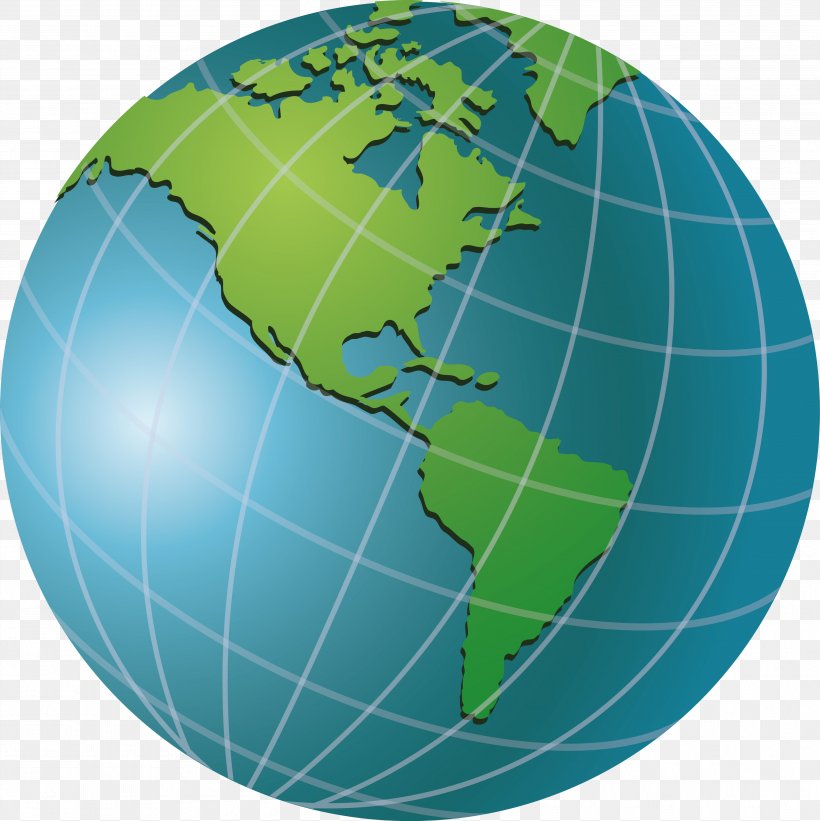 Globe, PNG, 3588x3594px, Globe, Ball, Earth, Green, Planet Download Free