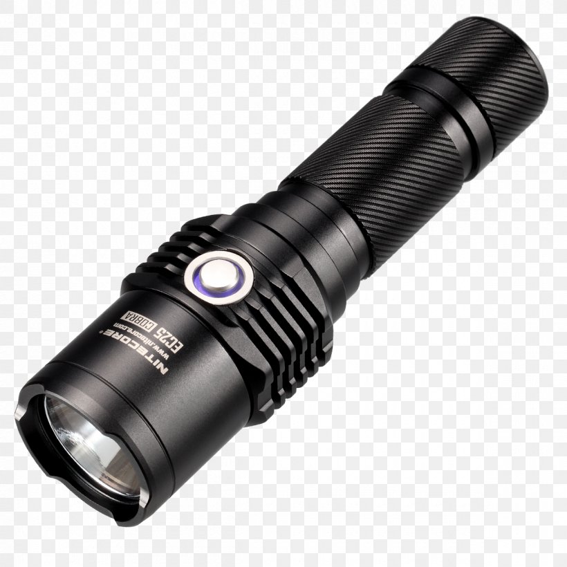 Nitecore EA41 Explorer Compact Searchlight 1020 Lumens Flashlight Amazon.com Light-emitting Diode, PNG, 1200x1200px, Flashlight, Amazoncom, Bateria Cr123, Battery, Cree Inc Download Free