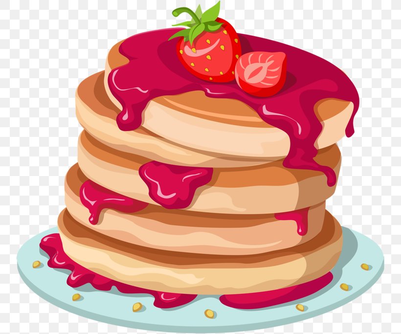 Pancake Cupcake Waffle Clip Art, PNG, 754x683px, Pancake, Birthday Cake, Bread, Buttercream, Cake Download Free