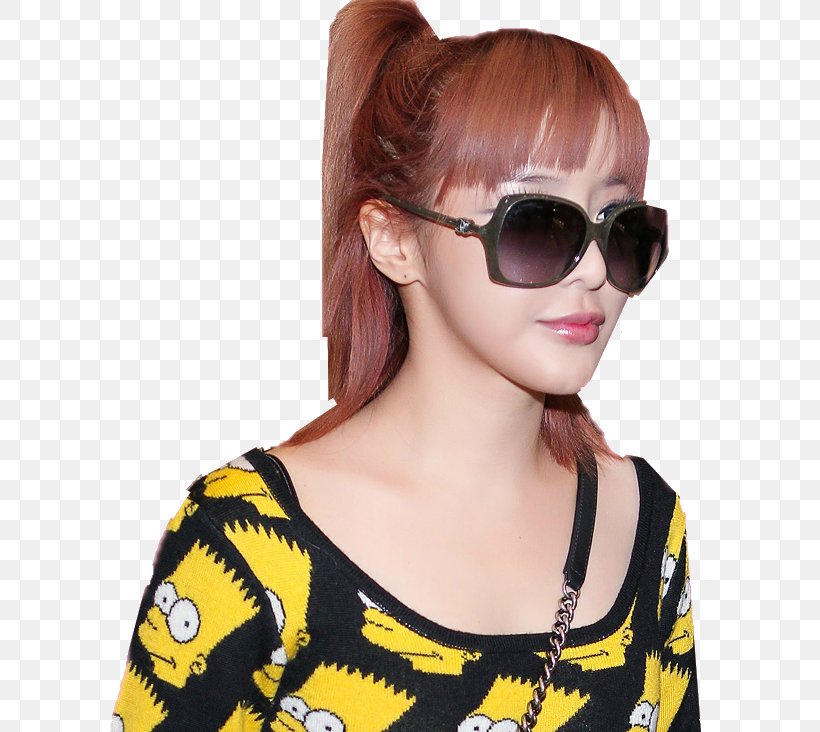 Park Bom 2NE1 Photography Sunglasses, PNG, 615x732px, Park Bom, Bangs, Brown Hair, Deviantart, Eyewear Download Free