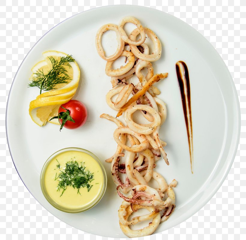 Squid As Food Pizza Side Dish Seafood, PNG, 800x800px, Squid As Food, Appetizer, Cuisine, Dish, Dishware Download Free