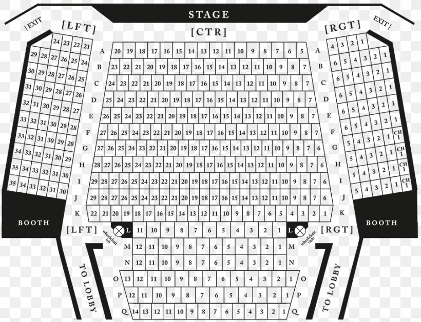 Arrow Rock Lyceum Theatre Ticket Seating Plan, PNG, 900x690px, Lyceum Theatre, Aircraft Seat Map, Area, Black And White, Brand Download Free