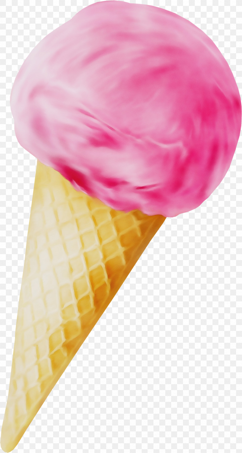 Ice Cream, PNG, 1337x2500px, Watercolor, Cone, Confectionery, Cuisine, Dairy Download Free