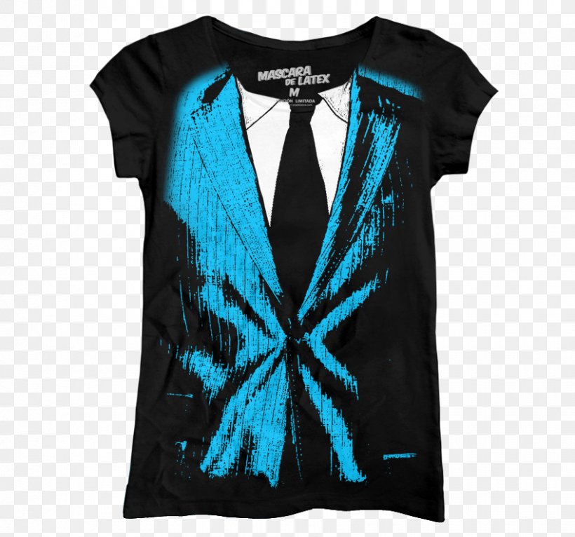 T-shirt Máscara De Latex Suit Dress, PNG, 850x795px, Watercolor, Cartoon, Flower, Frame, Heart Download Free