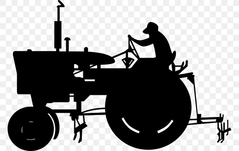 Tractor Royalty-free Clip Art, PNG, 768x519px, Tractor, Black And White, Car, Cartoon, Drum Download Free