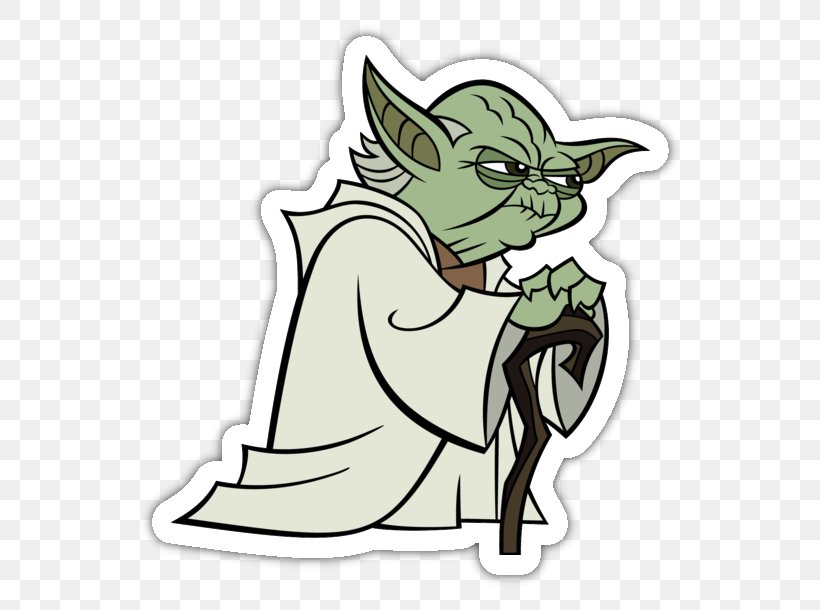 Yoda Star Wars: The Clone Wars Drawing Clip Art, PNG, 610x610px, Yoda, Art, Deviantart, Drawing, Fictional Character Download Free