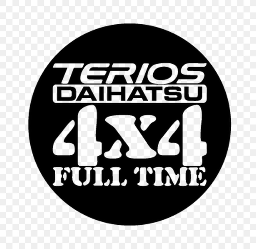 Logo Daihatsu Decal Brand Four-wheel Drive, PNG, 800x800px, Logo, Area, Brand, Daihatsu, Daihatsu Rocky Download Free
