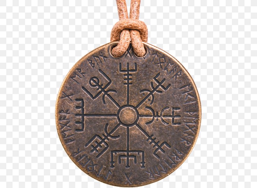 Vegvísir Medal Copper Bronze Through The Storm, PNG, 600x600px, Medal, Artifact, Bronze, Coin, Copper Download Free