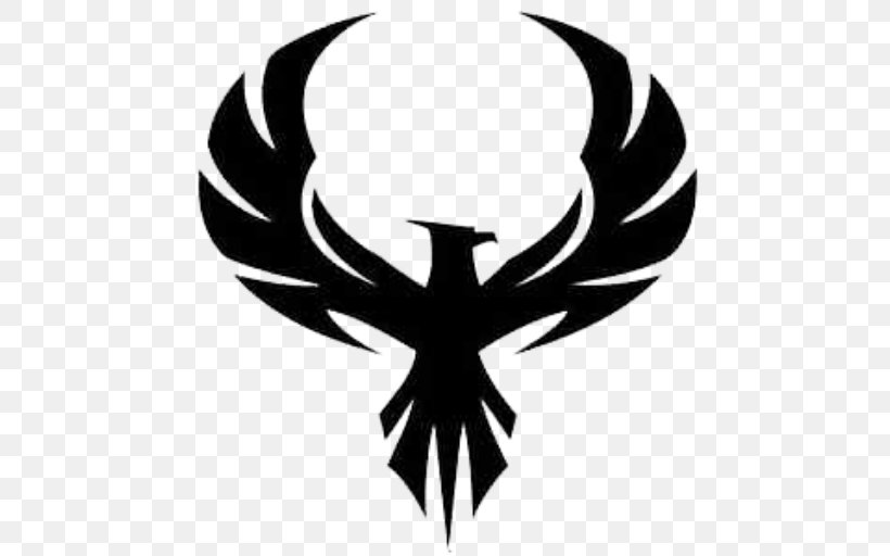 Clip Art Symbol Phoenix Logo Image, PNG, 512x512px, Symbol, Art, Beak, Bird, Black And White Download Free